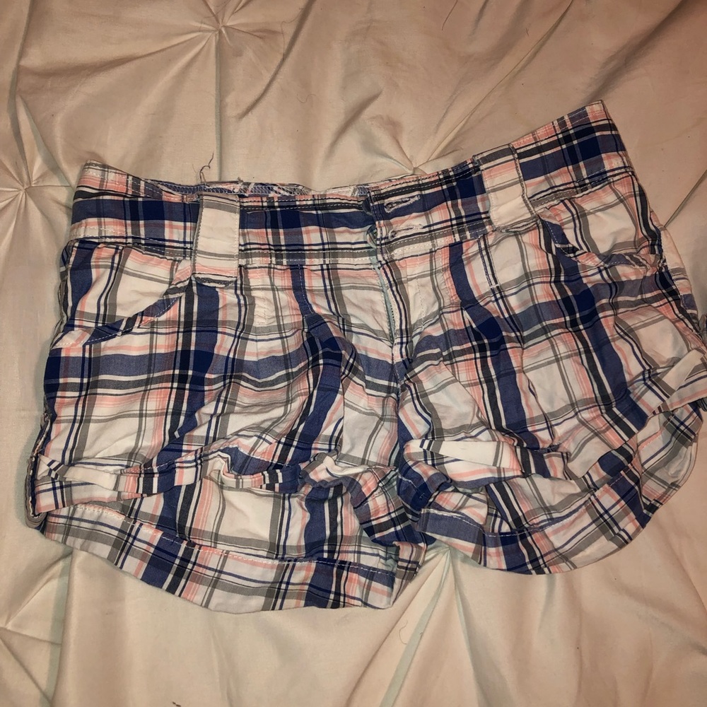 Aerie Plaid Shorts (size: 4)